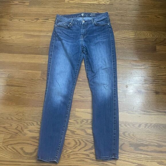 7 For All Mankind The Ankle Skinny - Picture 1 of 7